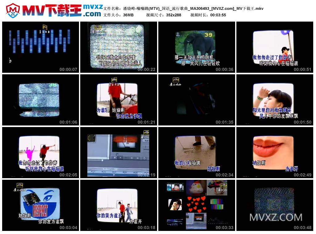 潘晓峰-嘣嘣跳(MTV)_国语_流行歌曲_MA306493